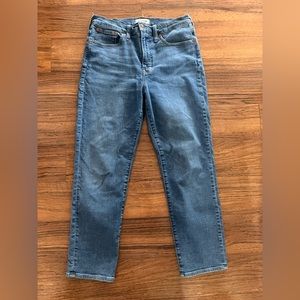 Madewell jeans, size 29, “the perfect vintage jean”
